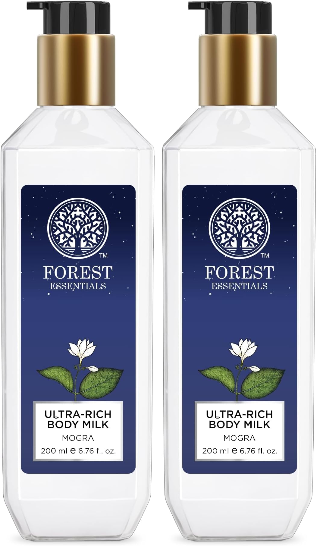 Forest Essentials Ultra-Rich Body Milk Mogra | Ayurvedic Nourishing Body Lotion to Replenish Skin Moisture and Leave it Smooth & Scented (Pack of 2)-image-26