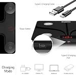 RENPHO Rechargeable Bluetooth Body Fat Scale, Elis 1 Smart Bathroom Digital Weight Scale with Smartphone App, Body Composition Monitor for Body Fat, BMI, Bone Mass, Weight, 396 lbs Black