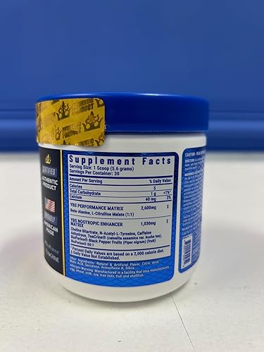 Miniatura 10 de Ronnie Coleman Signature Series Nuevo polvo de preentrenamiento para mujeres y hombres, preentrenamiento con aminoácido beta alanina, L citrulina,