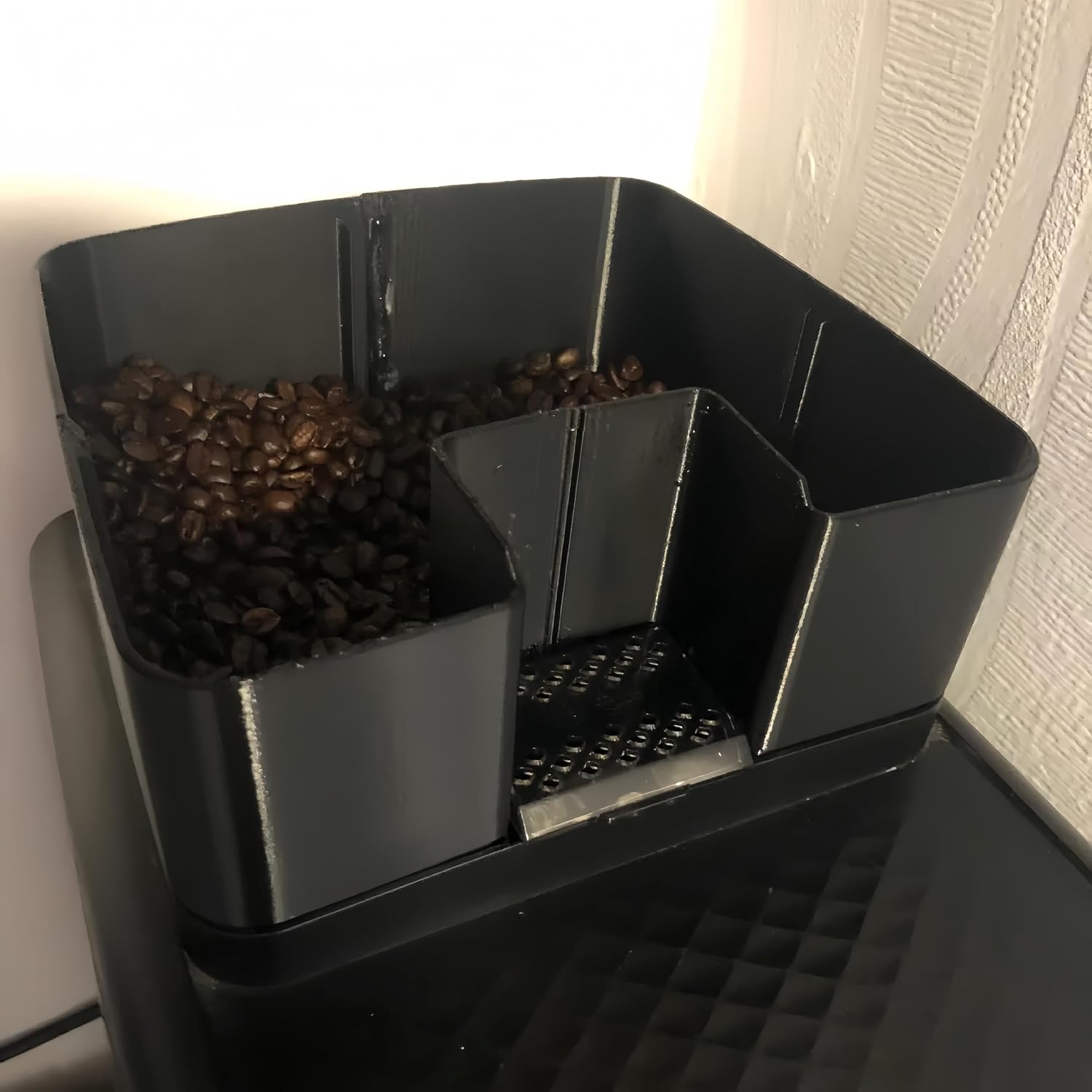 Coffee bean hopper extender for Philips 1200/2200/3200, increases coffee bean storage capacity by about 1kg, espresso machine accessories