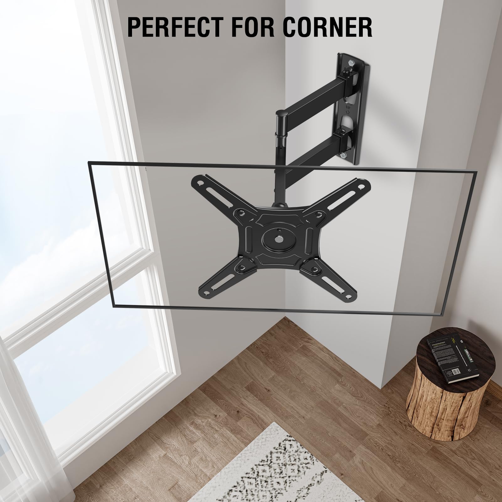 ELIVED Full Motion TV Wall Mount, 14-42" TV Monitor, VESA 200x200, 44 Lbs — Amazon image 5
