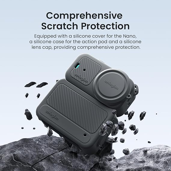 Silicone Case for DJI Osmo Nano Accessories (Black)