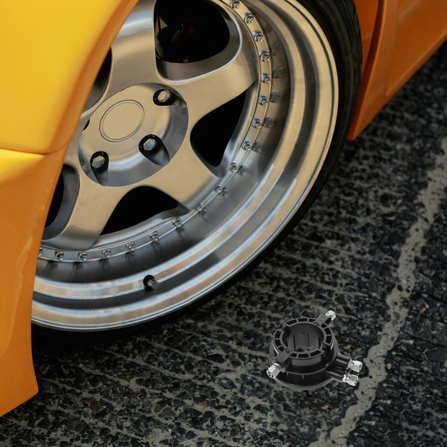 OUNONA Rotary Coupler Tire Changer Air Distribution Efficient Tire Changing Tool for Automotive Workshops User-Friendly and Precise for Enthusiasts