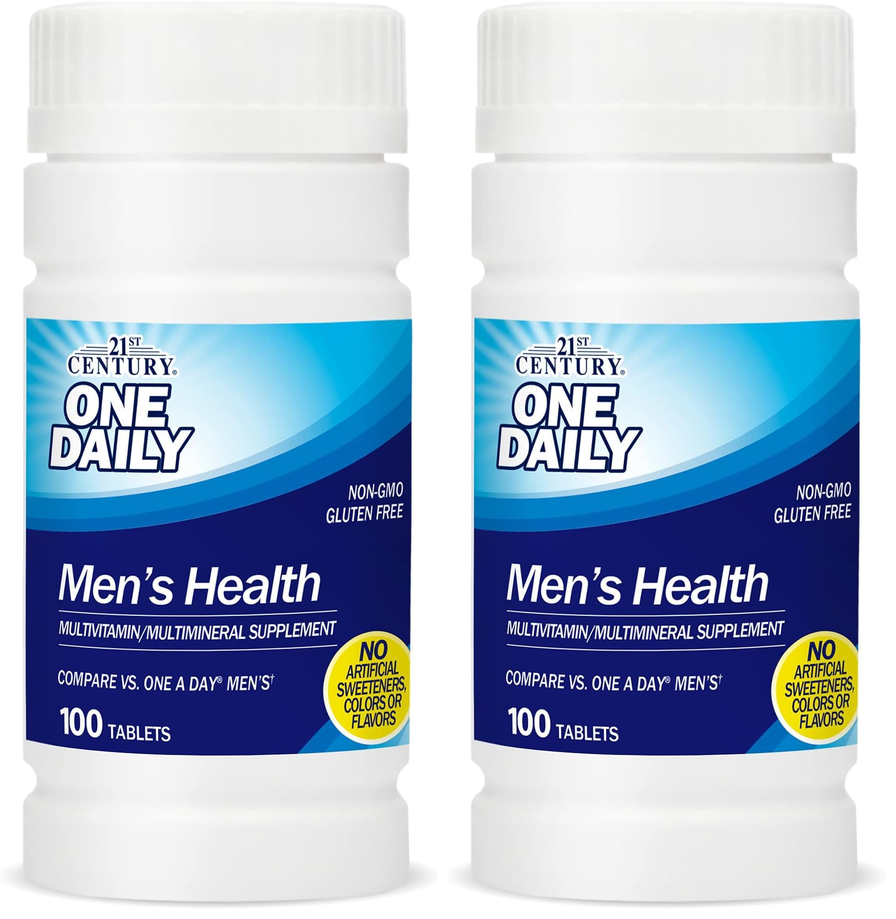 21st Century One Daily Men's Health Tablets, 100 Count (Pack of 2)