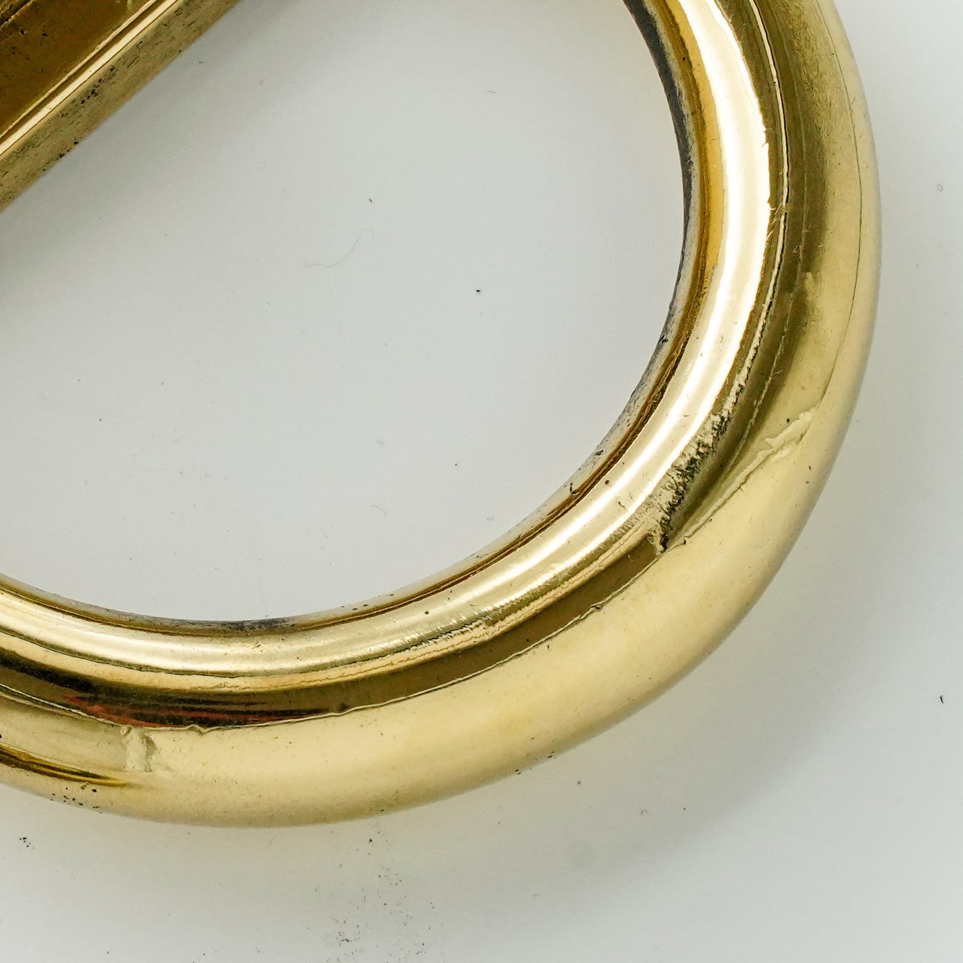 L'ARTISTICA F.LLI PERINCIOLI | Battente Tipo "Impero", Battente in Ottone per Porte, 124x32x105mm