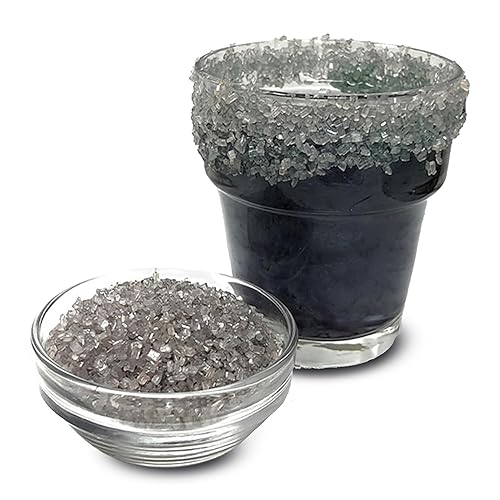 Miniatura 33 de Snowy River Purple Cocktail Sugar - Rimmer de cóctel morado de color natural certificado Kosher (botella de 2 onzas, cristal mediano) America,Brillo