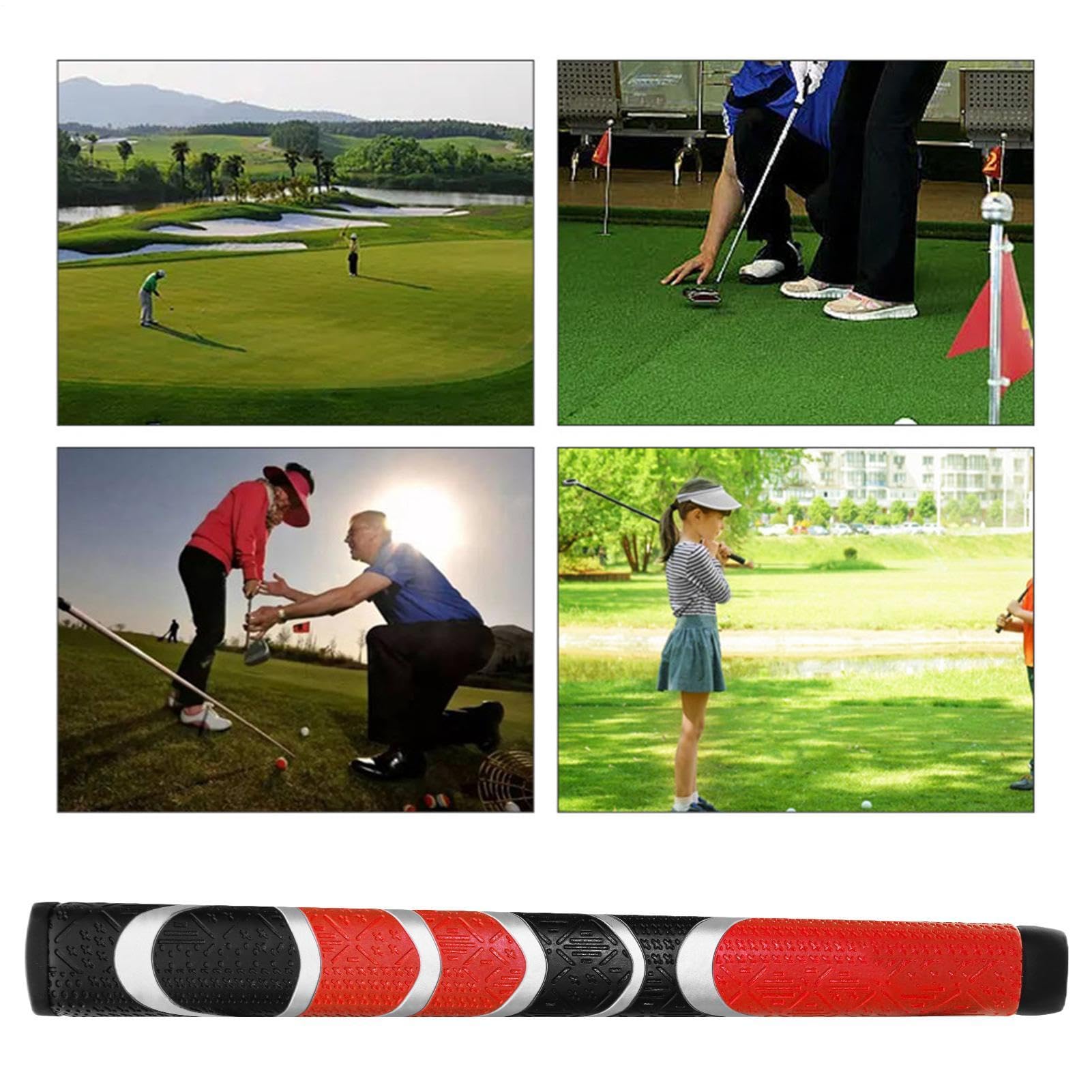 Impugnatura Putter - Misura Standard, Antiscivolo, Texture Pelle Ergonomica, Grip Sostituzione, Copertura Protettiva Swing | Ricambio Allenamento Portatile, Accessorio Mazza Sportiva For Golfist