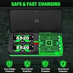 4x5520mWh Controller Battery Pack for X-Series X/S, Rechargeable Battery for X1/One S/X/One Elite Controller Charger Batteries