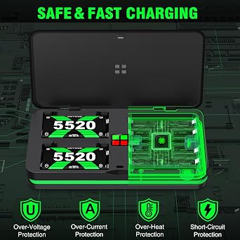 DXKK Rechargeable Battery for Xbox Series X/S Controller, Controller Battery Pack for Xbox One/One S/X/Elite