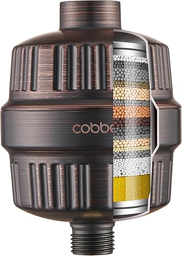 Miniatura 12 de Cobbe Filtro de ducha HD Heavy Duty de alto rendimiento – Filtro de cabezal de ducha 99% de eliminación para agua dura, metales pesados, cloro y 1.