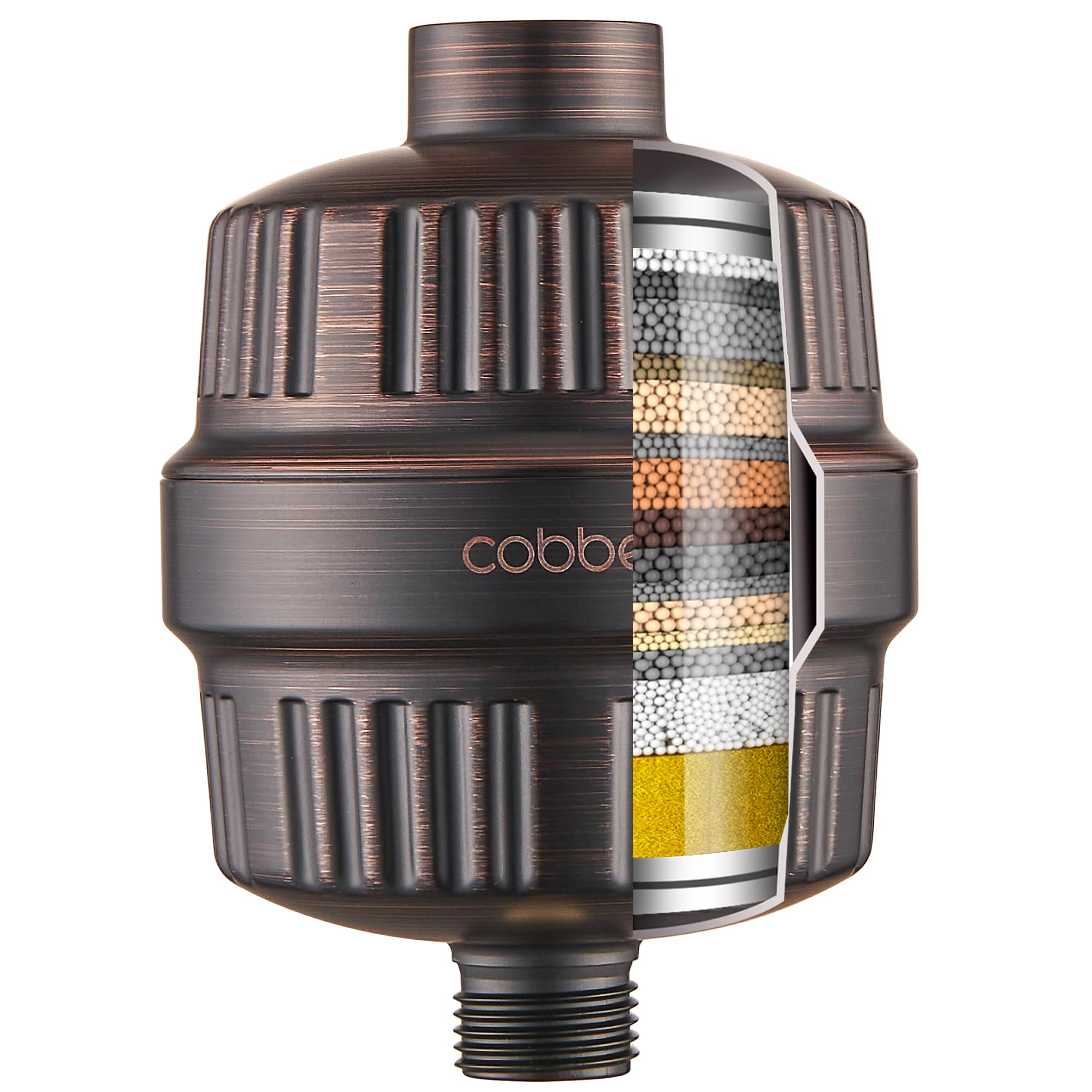 Cobbe HD HEAVY DUTY High Output Shower Filter – 99% REMOVAL Shower Head Filter for Hard Water, Heavy Metals, Chlorine and Harmful Substance, Improve