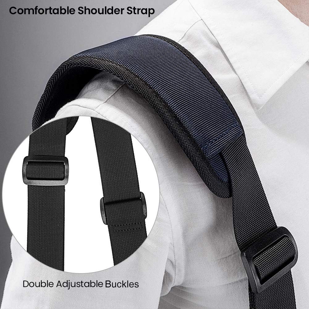 tomtoc 360 Protective Laptop Shoulder Bag for 15.6 Inch Acer Aspire 3/5/7 Laptop, HP Pavilion 15.6, Dell Inspiron 15 3000, 15.6 ASUS ROG Zephyrus, 2020 New Dell XPS 17, Waterproof Accessory Case : Electronics