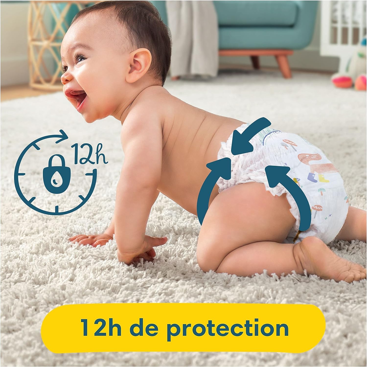 PAMPERS PREMIUM PROTECTION TAILLE 2 270 COUCHES (4-8 KG)