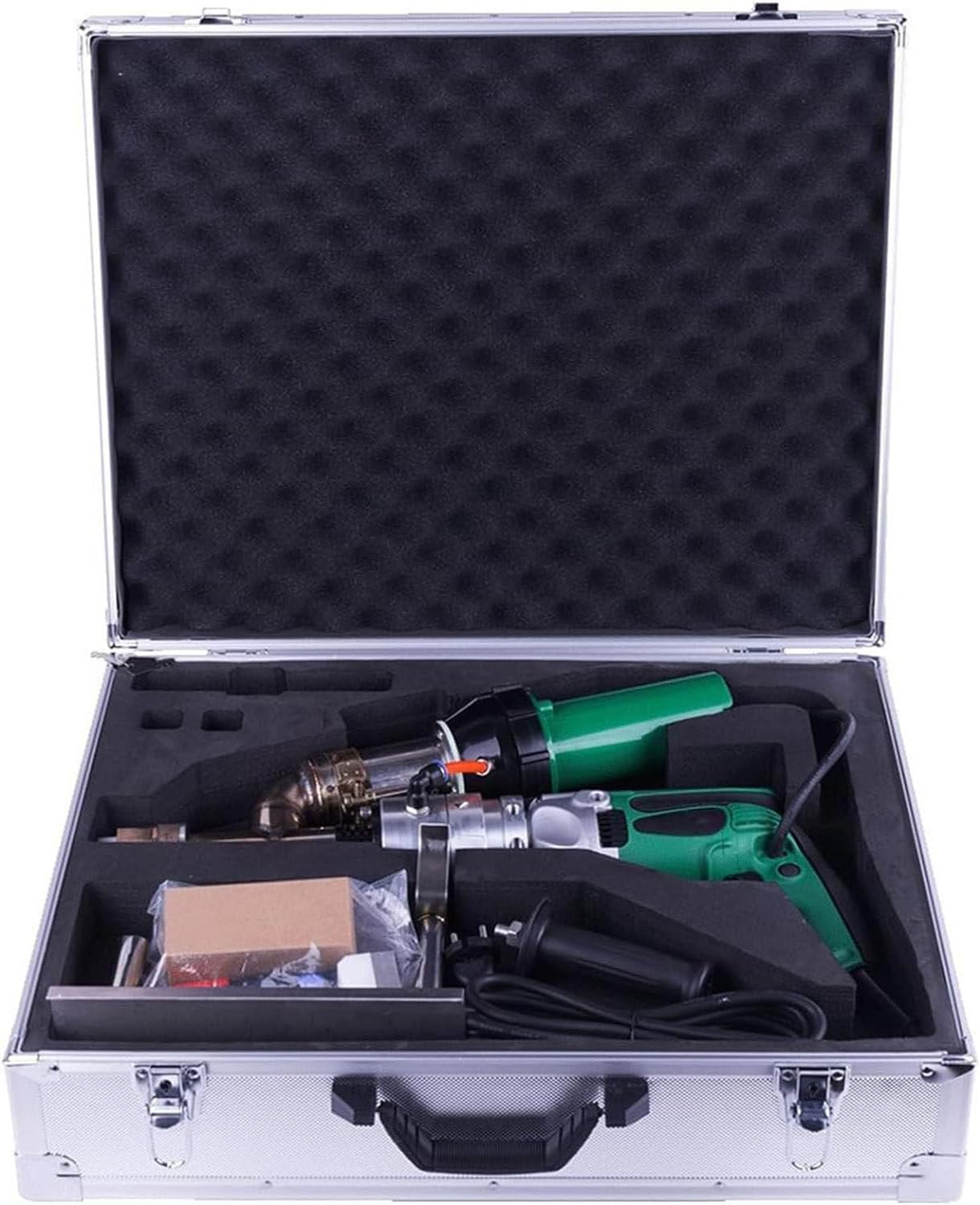 Plastic Welding Machine,Plastic Pipe Welding Tools,Hand Heated Plastic Extrusion Welding Machine Kit,Vinyl Welding Extruder Welding Machine for Welding Hdpe Pp Pvdf Sheet