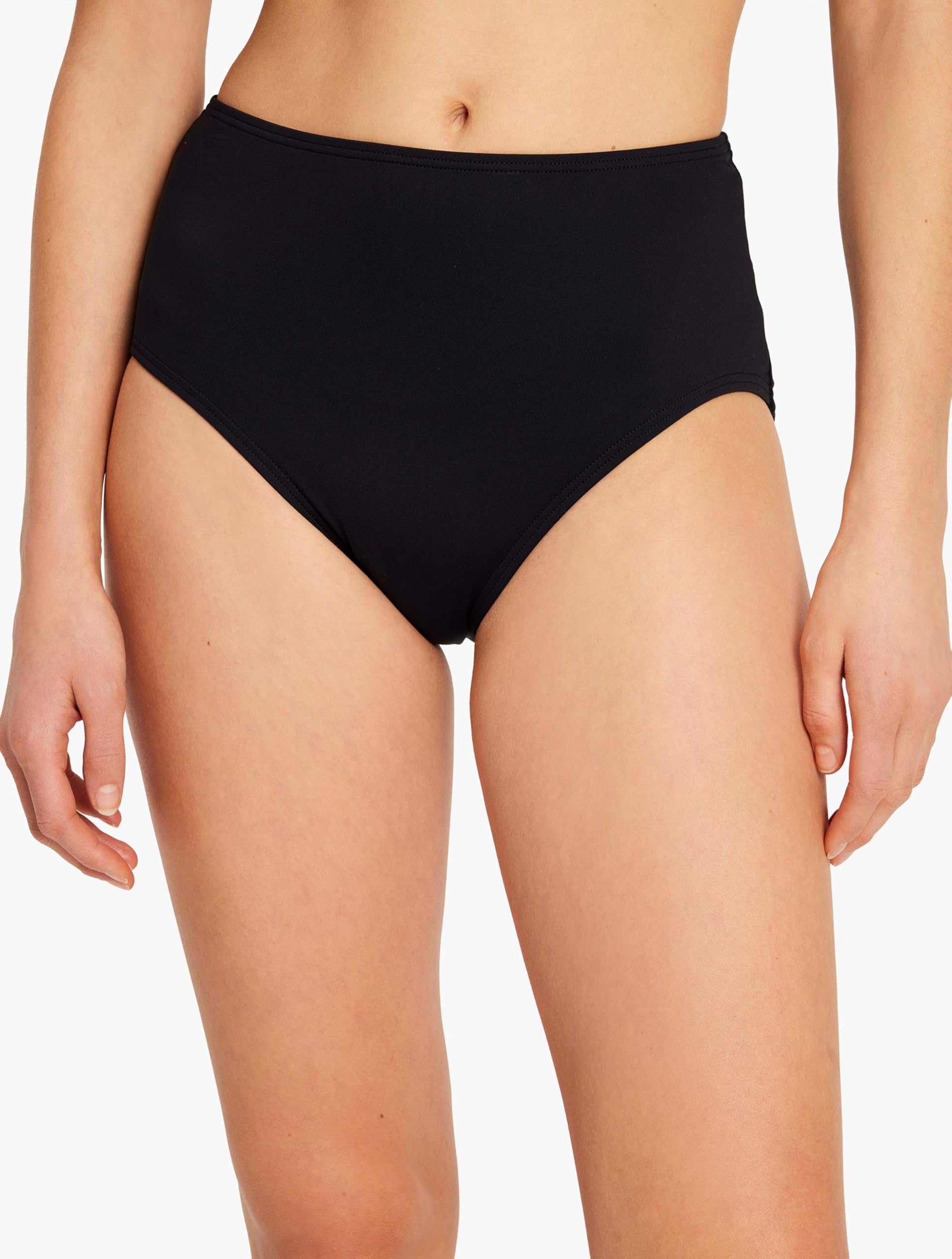 Kate Spade New York Solid High Waist Bottom Bragas de Bikini Mujer
