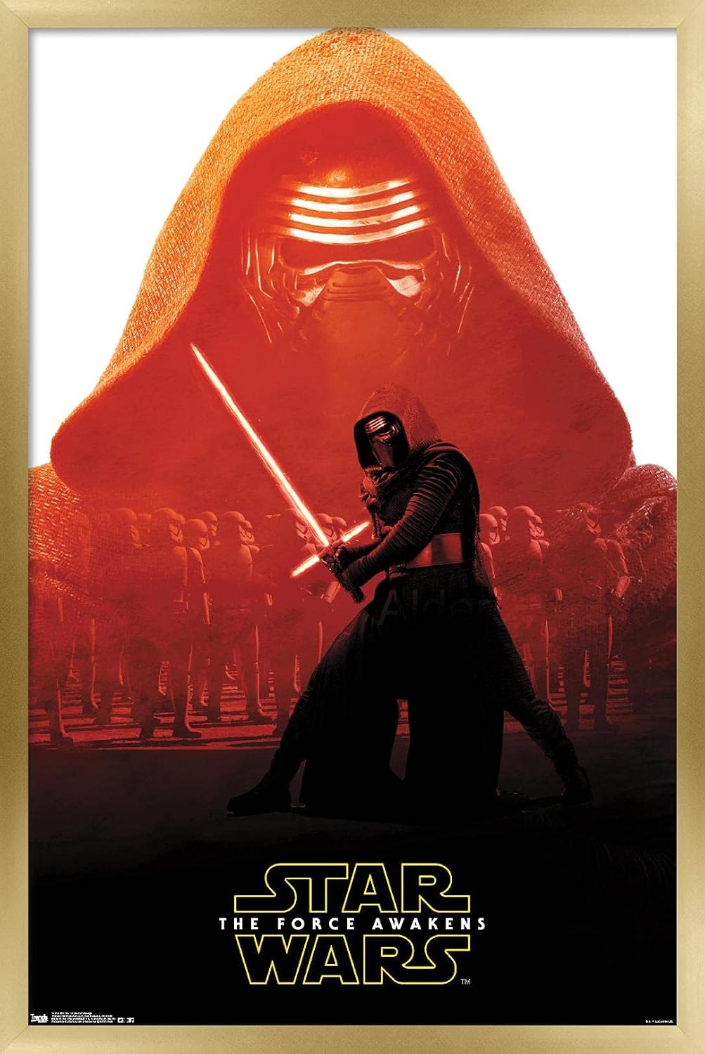 Trends International Star Wars: The Force Awakens - Kylo Ren Badge Wall Poster, 22.375" x 34", Premium Unframed Version