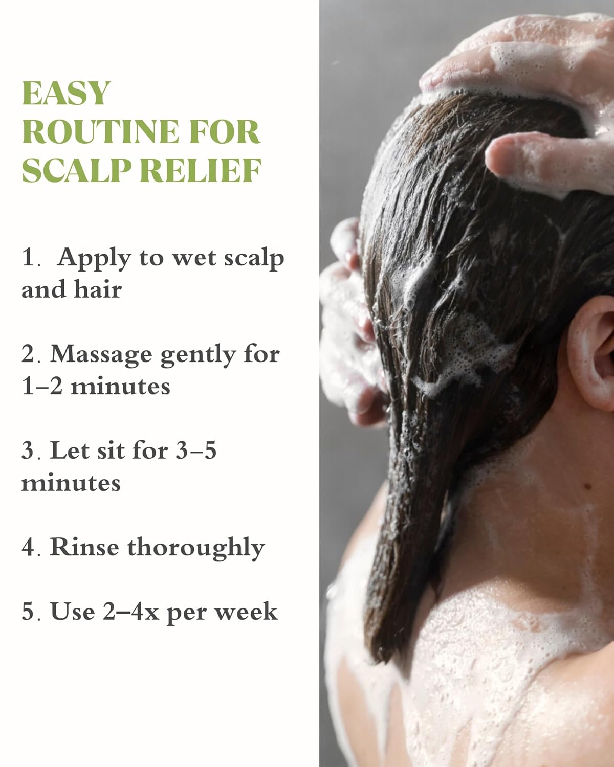 Psoriasis Shampoo for Men & Women 1% Zinc Pyrithione for Itchy, Flaky Scalp | Hydrating Daily Scalp Care with Aloe,Hyaluronic Acid & Botanical Extracts | Hydrating Dandruff Formula - Image 5