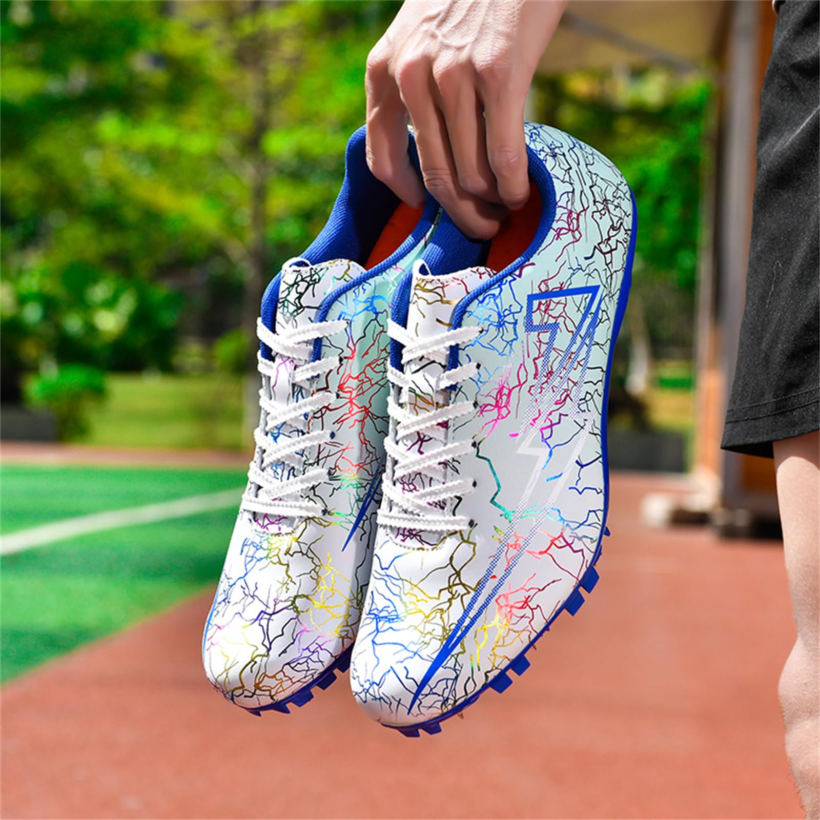 Zapatillas De Atletismo con Clavos para Niños Hombres Y Mujeres Ligeras para Carreras Y Sprint