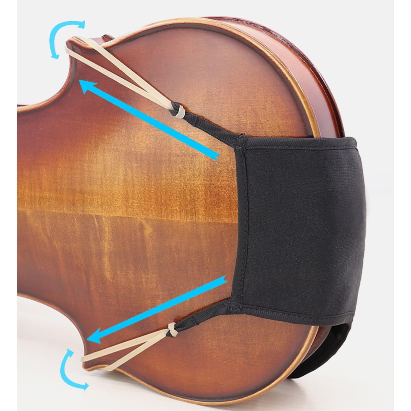 2x Spallacci Per Violino Yinfente – Regolabili, Misura 3/4 E 4/4, Nuovo Accessorio - Foto 2