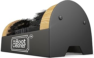 Mr Boot Cleaner Boot Brush Cleaner Floor Mount Scraper Commercial With Hardware Indoor/Outdoor by