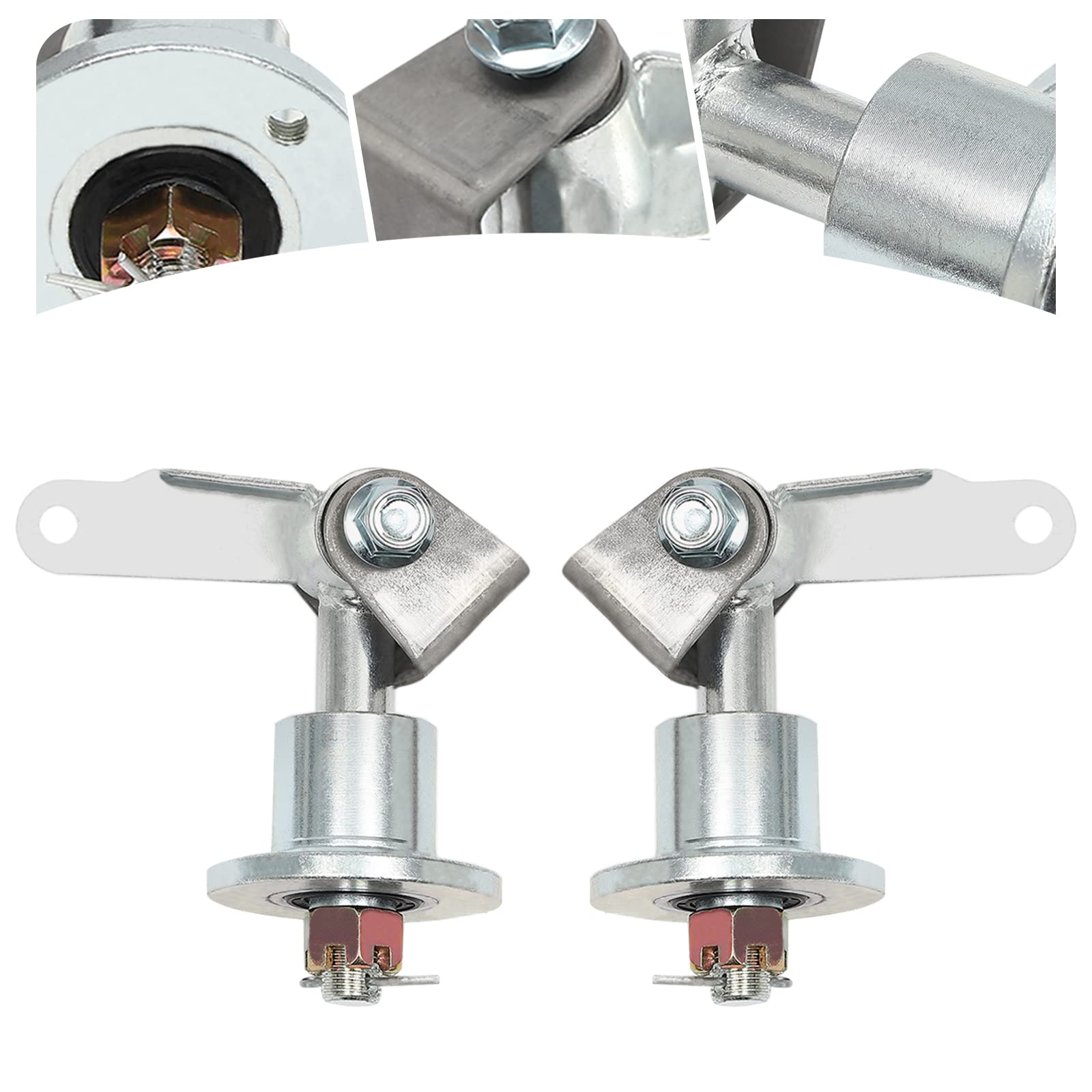 Go Kart Spindle Set, 168 Go Kart Achsschenkel Drehkörper Lenkachse Spindelhalterungen Reaktionsfähig, Kart-Spindel Lenkung Spindel Knöchel für Go-Karts & Quads