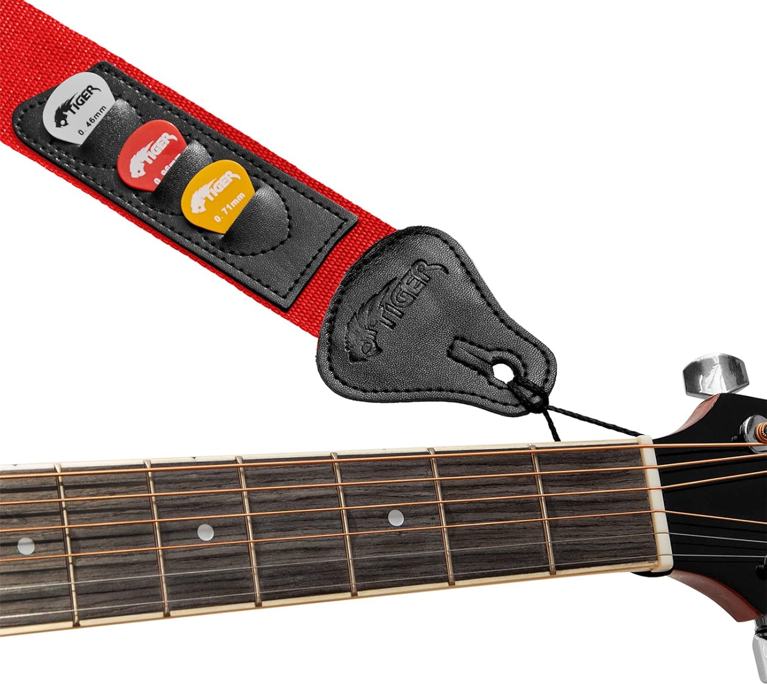 Tiger Guitar Strap (STP4-RD)
