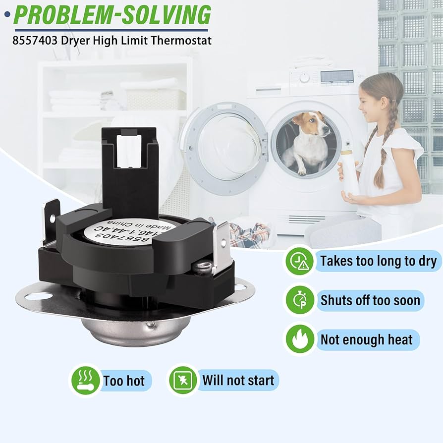 Amazon.com: 8557403 WP8557403 Dryer High Limit Thermostat Fit for