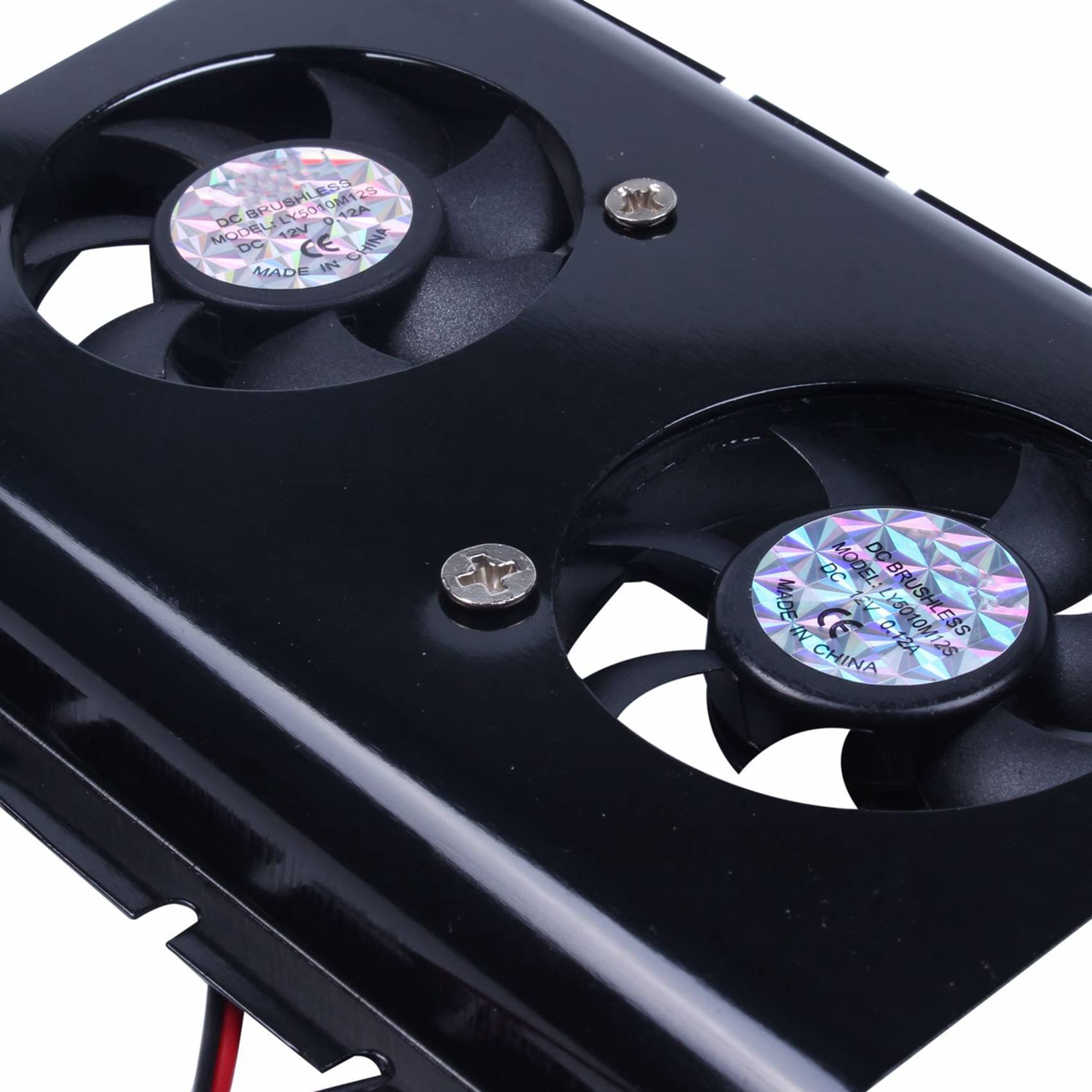 2X Nero 3.5 IDE Hard Disk Drive HDD 2 Fan Cooler per PC