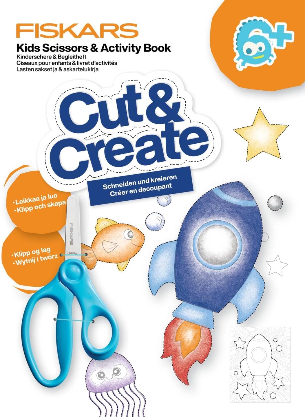 Children's Scissors & Craft Book Petrol from 6 Years