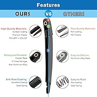 Vista 3 de WTI Rear Wiper Arm Blade Set Compatible With Nissan Rogue 2008-2013 / Qashqai 2008-2013 / Juke 2011-2016 Rear Windshield Window Wiper Kits Assembly