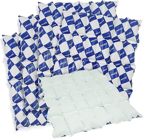 Paquetes de hielo seco para envío de alimentos congelados - Manta de hielo flexible para enfriadores - Paquetes fríos de envío mantienen los