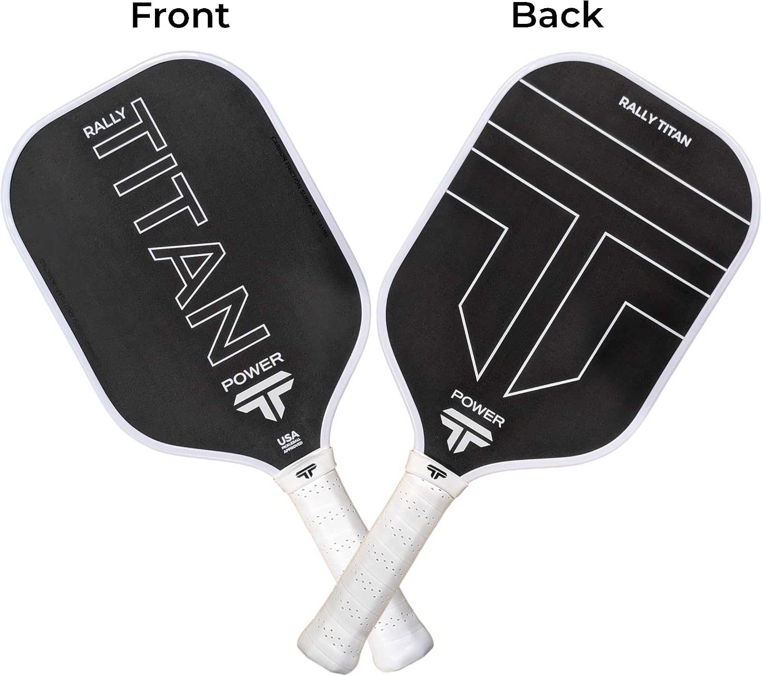 Pickleball Paddle | Titan Pro 16mm & Power 14mm | Thermofomed | Foam Injected Walls | T700 Textured Carbon Fiber | Polypropylene | USAPA Approved | Box Set