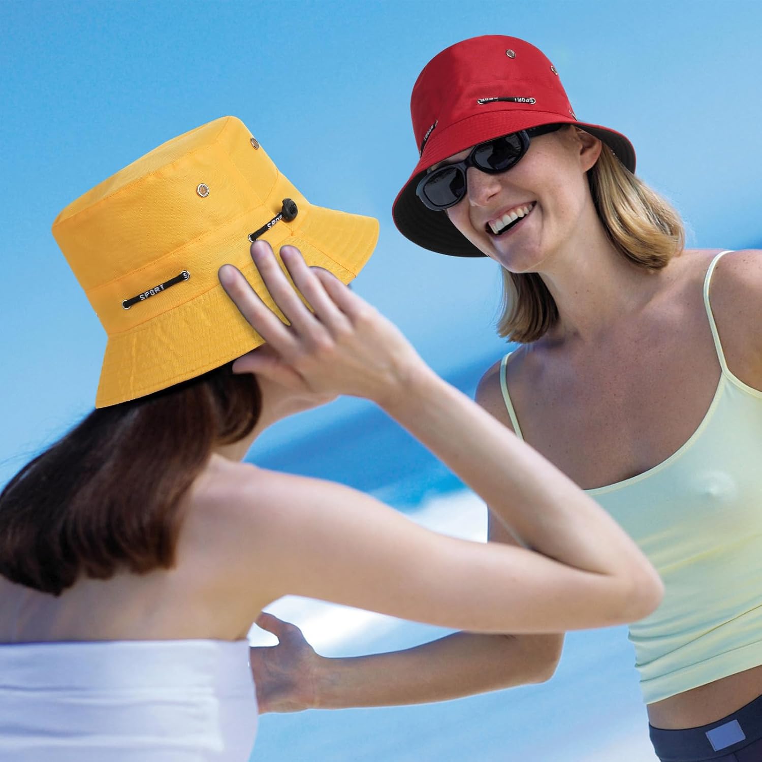 Didaey 24 Pcs Bucket Hat Bulk for Women Men Adjustable Beach Boonie Sun Hat Summer Outdoor Packable Cap for Hiking Camping