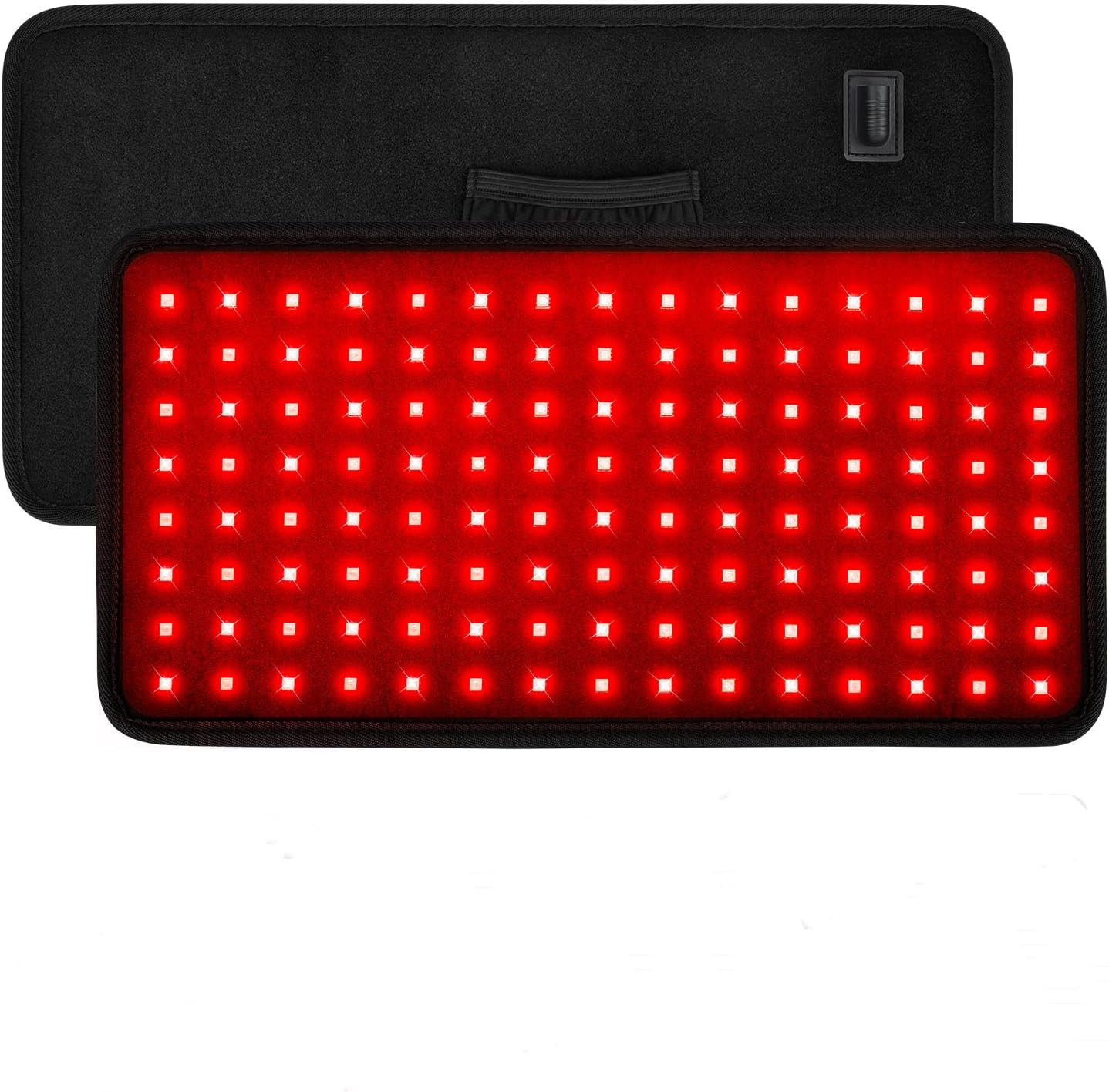 Red Light Therapy for Body, 15.7" x 7.9" Infrared Red Light Therapy Mat for Back Belly Shoulder Muscle Pain Relief, Portable 660nm 850nm Home Heating Light Therapy Wrap Belt