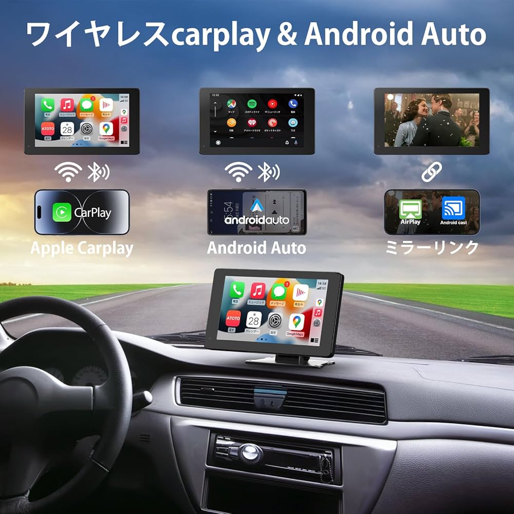 Apple - かーこ様 Amazon.co.jp: ワイヤレス Apple Carplay & Android Auto カー