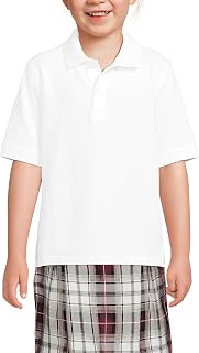 Lands' End School Uniform Kids Short Sleeve Mesh Polo Shirt