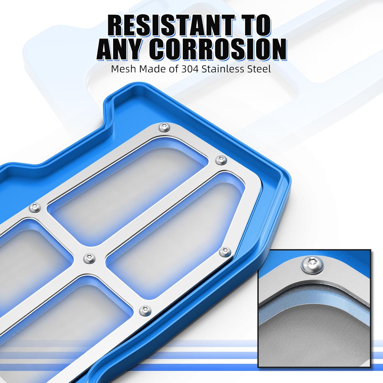 NICECNC Aire Intake Filtrar Box Lid Cover Compatible with Yamaha Raptor 700 YFM700 2006-2026, Raptor 700 YFM700R 2006 2007 2008 2014, Raptor 700R YFM700R 2009 2011 2012 2013 2015 2016-2026 Blue