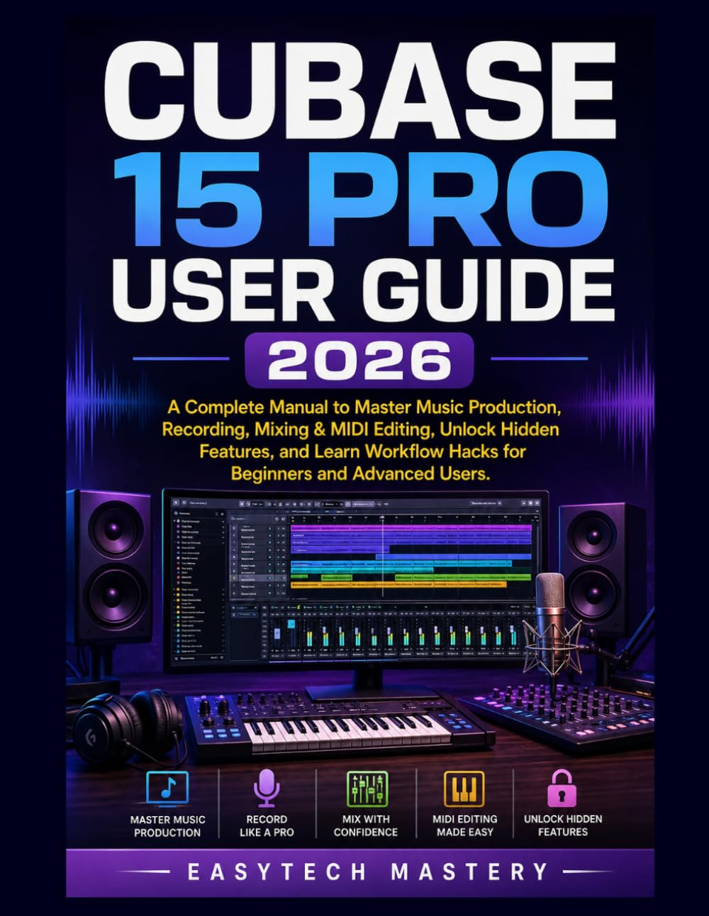 Cubase 15 Pro User Guide 2026: A Complete Manual to Master Music Production, Recording, Mixing & MIDI Editing, Unlock Hidden Features, and Learn Workflow Hacks for Beginners and Advanced Users