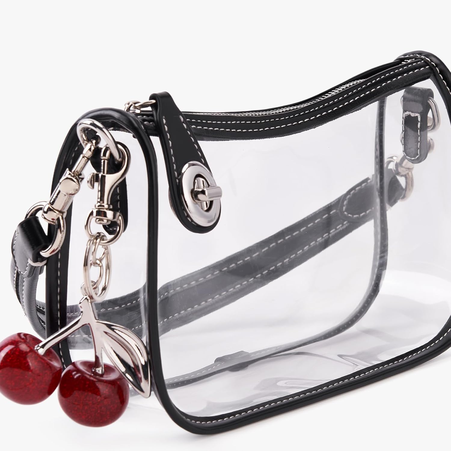 Clear Bag for Stadium Events Clear Purse for Women Stadium Swinger Bag for Events, Concert, Work | clear