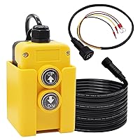Vista 1 de mankk Interruptor de control remoto de remolque de descarga de 4 cables 12V DC Interruptor de control hacia arriba hacia abajo Unidad de potencia