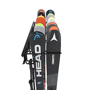 【お値下げしました】木製スキー収納ラック （スキー板 4組収納） 61qoCMie5xL._AC_UL210_SR210,