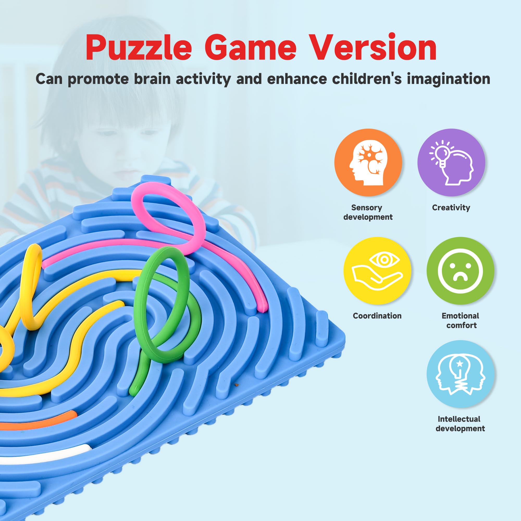 Tablero De Actividades Sensoriales Fidget, Tablero De Actividades Para El Desarrollo Sensorial Divertidos Juguetes De Aprendizaje De Habilidades Rosa Tablero De Actividades Sensoriales Fidget, Tablero De Actividades Para El Desarrollo Sensorial Divertidos Juguetes De Aprendizaje De Habilidades Rosa