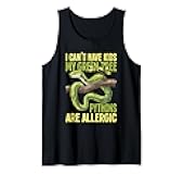 Python Stuffed Animal Reptile Snake Food Green Tree Python Tank Top
