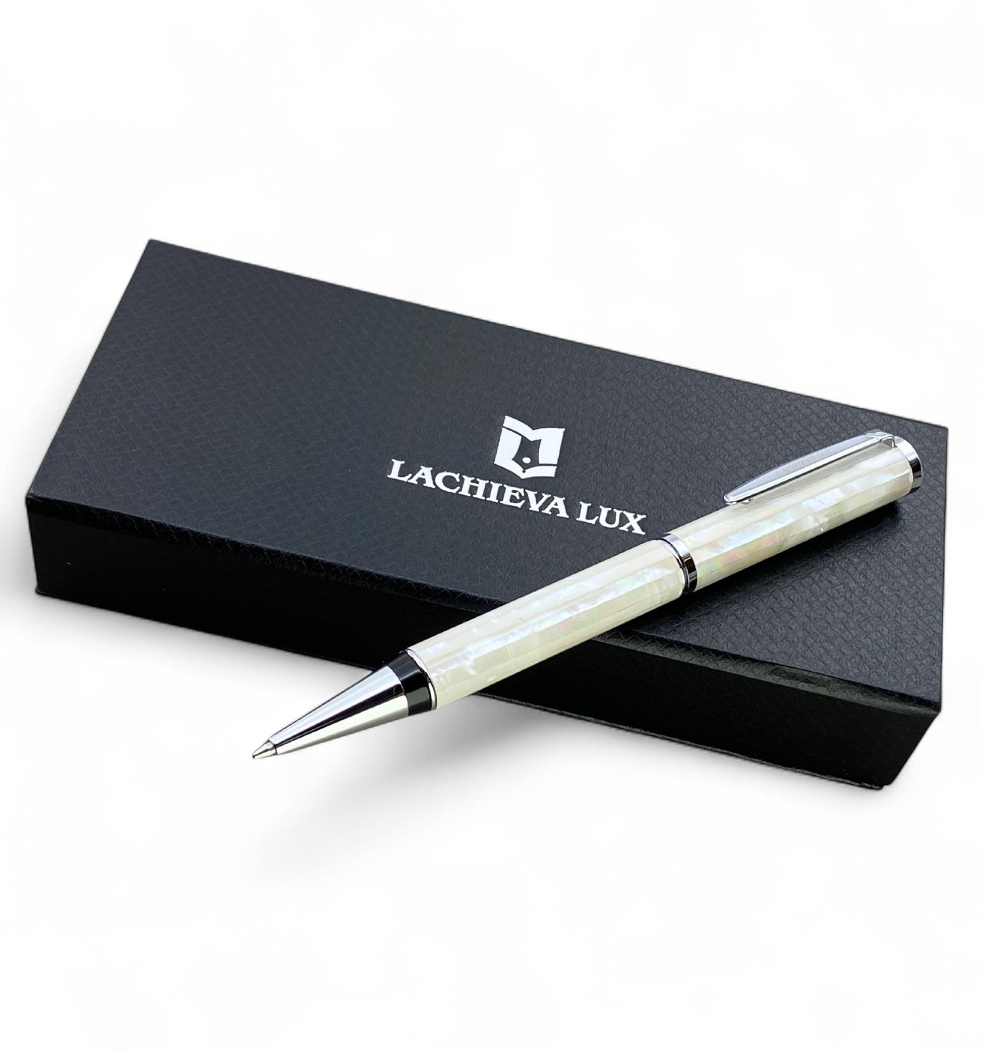 Amazon | LACHIEVA LUX 白蝶貝ボールペン 高級ギフトセット ドイツ製