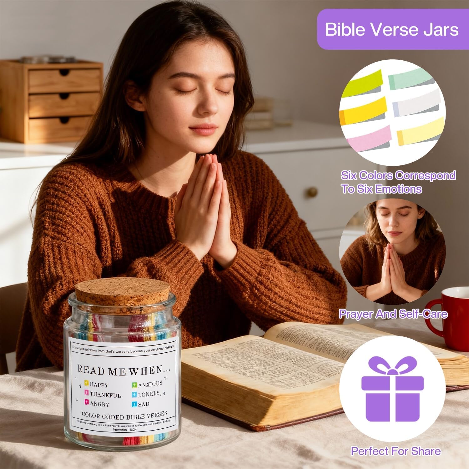 Christian Gifts For Women, Religious Gifts For Women, Inspirational Gift, Christmas Birthday Faith Based, Jesus, Catholic, Spiritual, Biblical Gift For Mom, Godmother, Wife, Friend, Daughter, Sister