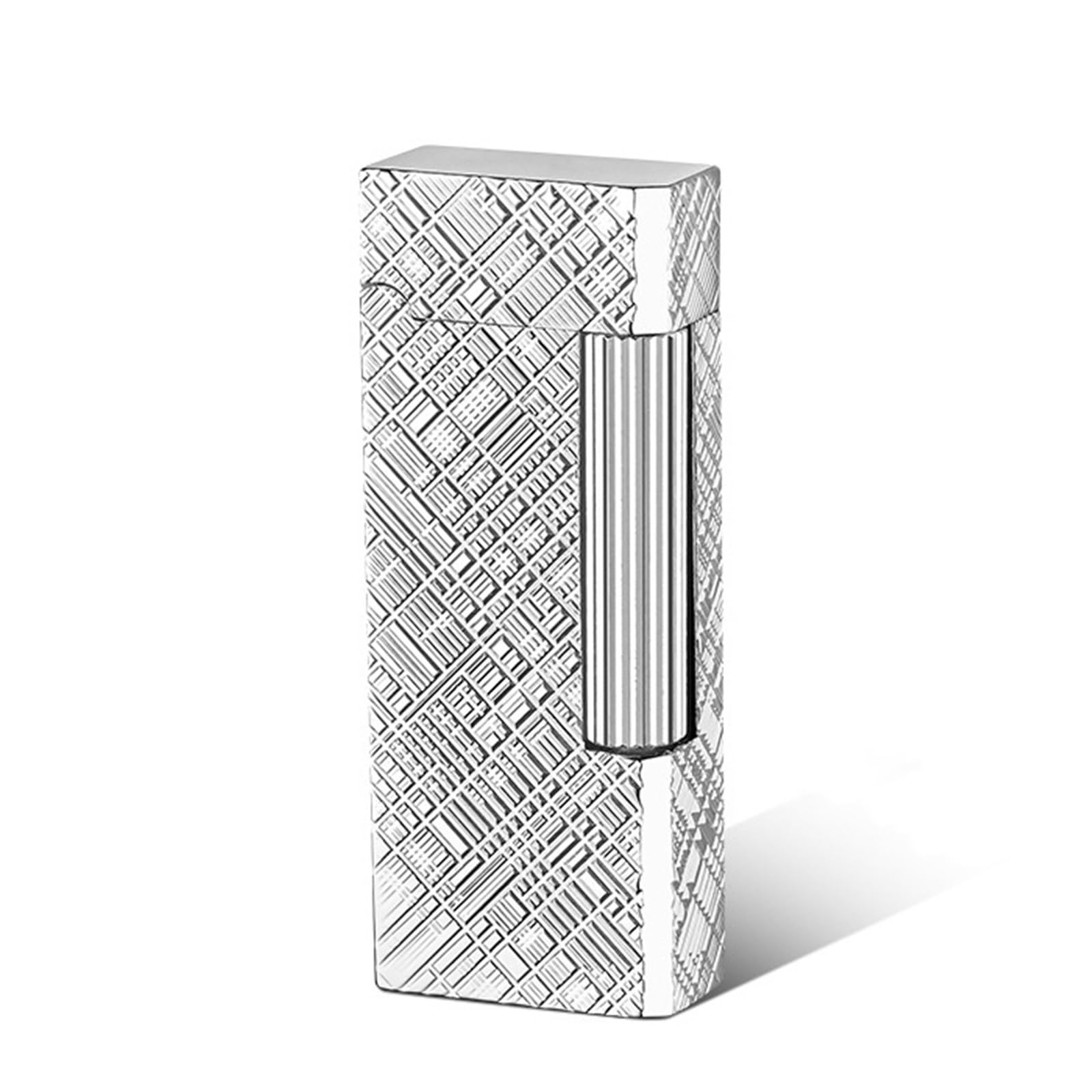 Encendedor de butano clásico y recargable, el regalo ideal con llama ajustable para novio