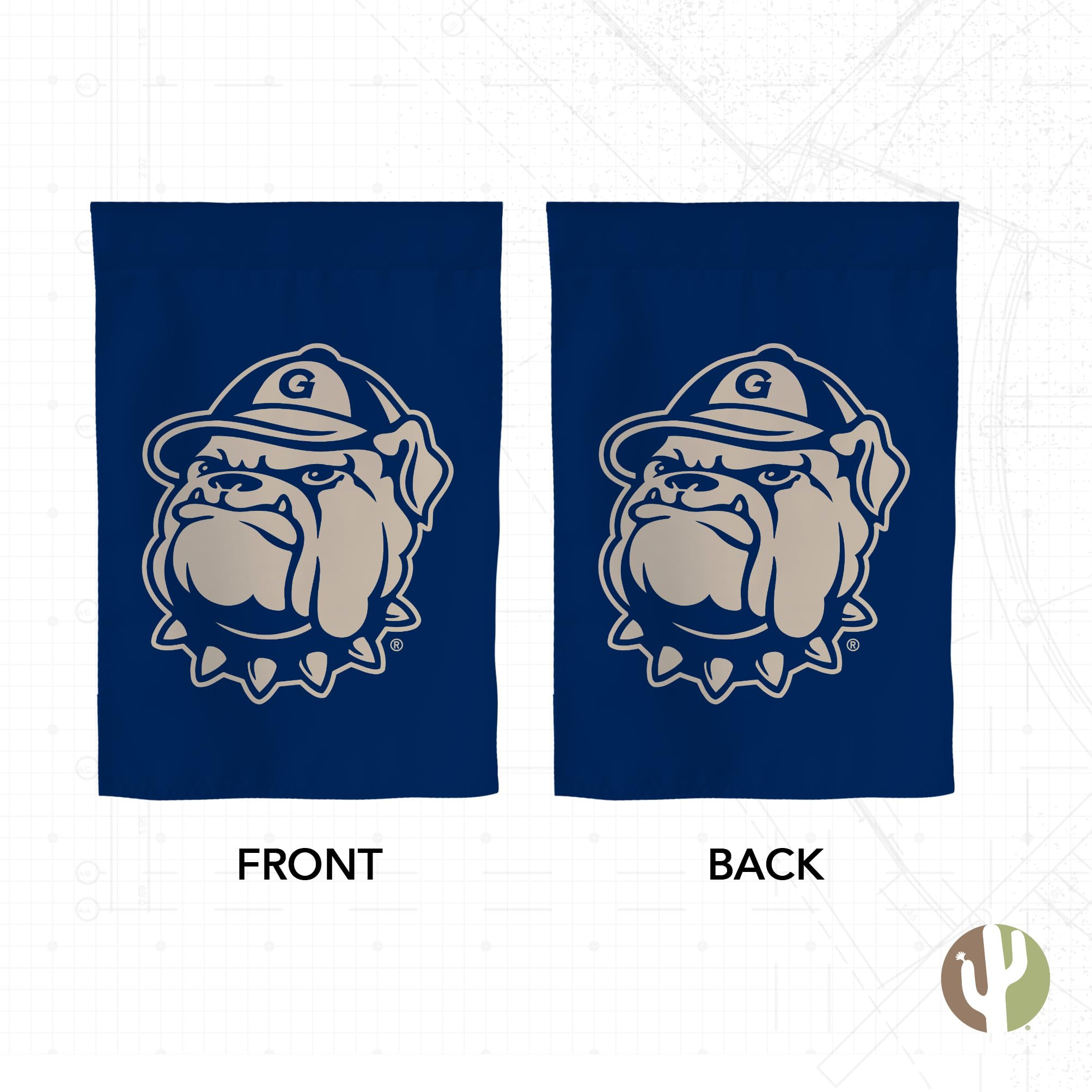 Georgetown University Hoyas Flag - Desert Cactus 3x5 Ft, 100% Polyester (Style A) - View #6
