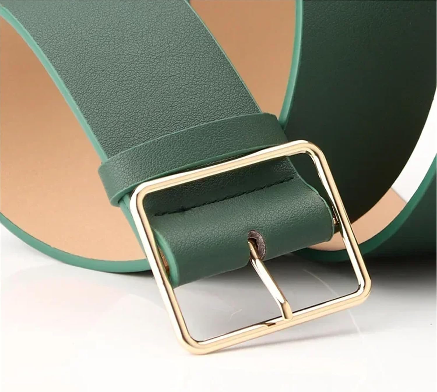 1PCS 5cm幅 ブラック レッド レザー ハイウエスト ウエストバンド コルセット ベルト レディース ドレス コート ブラック