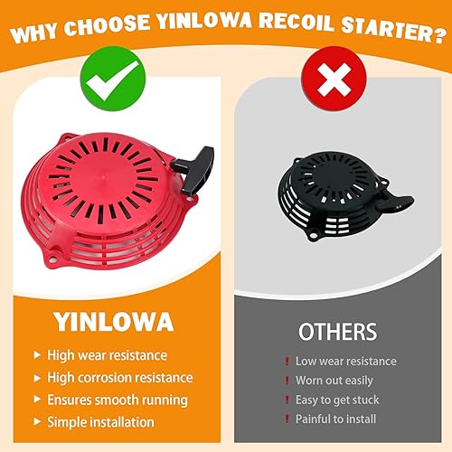 Miniatura 103 de Conjunto de arrancador de retroceso de cuerda Predator 212, reemplazo de Predator 212cc, 5.5HP 6.5HP 7HP, Coleman CT200U BT200X Trail CT200U-EX