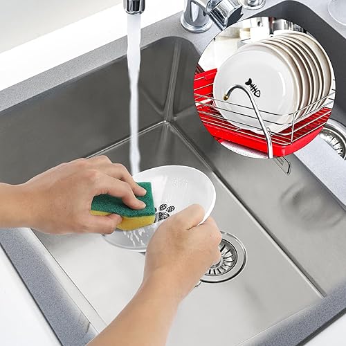 Miniatura 6 de Paquete de 6 cuencos de comida para gatos, cuencos de cerámica para gatos, juego de cuencos antifatiga para gatos, 5.5 pulgadas poco profundos y